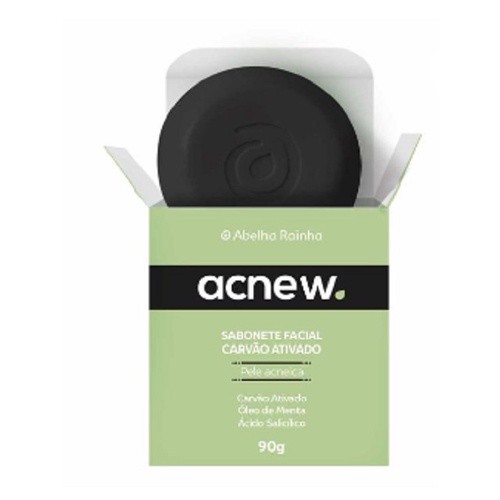 Sabonete Facial Antiacne Carvão Ativado Acnew 90 g Abelha Rainha
