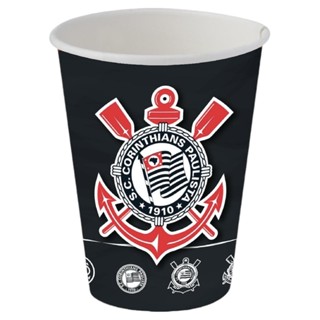 8~32 COPO PAPEL FESTA  CORINTHIANS  200ML FESTCOLOR em Oferta na Shopee