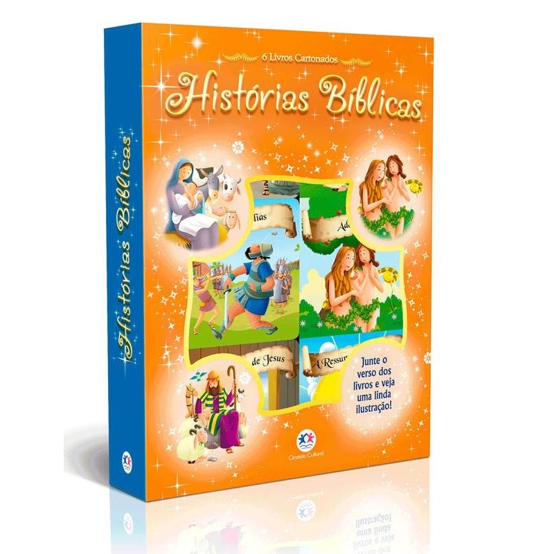 Livro Infantil Box Histórias Bíblicas Ciranda Cultural