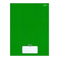Caderno Brochura 96 Fls Pautado Capa Dura - Stiff COR:VERDE