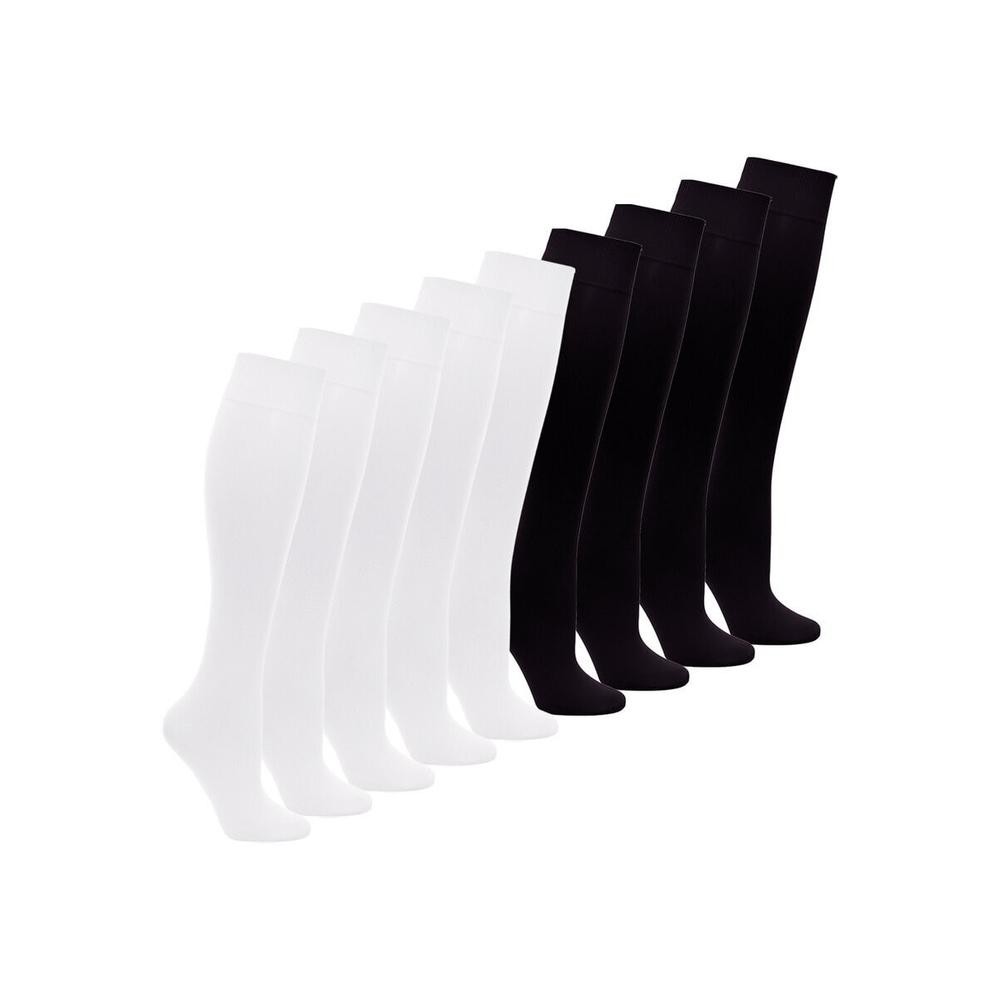 Kit com 9 Meias 3/4 Fio 40 Opaca Loba 5550-001