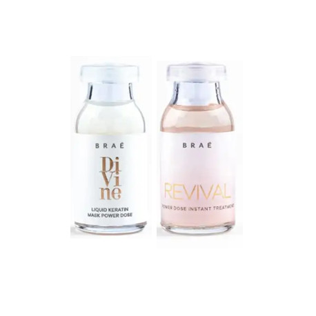 Brae Kit de Ampolas Anti Frizz Reconstrutora (2 Produtos) em Oferta na Shopee