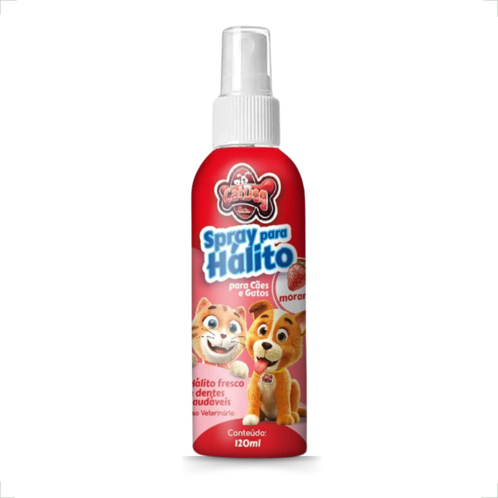 Spray para Hálito Morango CatDog & Cia - 120ml