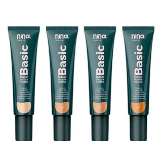 Base Matte Basic Nina Make Up em Oferta na Shopee