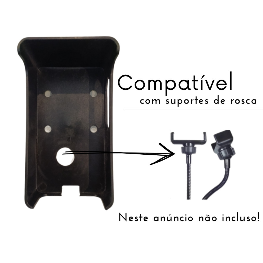 Suporte Protetor Solar P/ Celular Painel Para Uber 99 taxi lala move anti furto painel carro s/acessorio