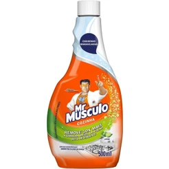 Limpador Desengordurante Mr Músculo para Cozinha Limão 500ml Refil