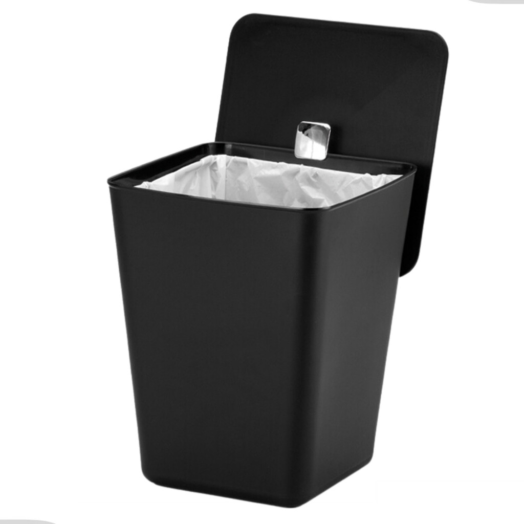 Lixeira Quadrada Banheiro 7 Litros Banheiro Cozinha C/ Aramado Interno Preto Arthi em Oferta na Shopee