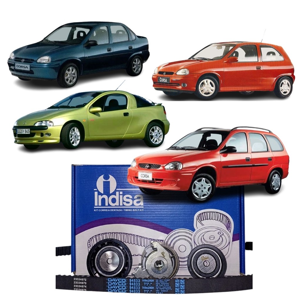 Kit Correia Dentada Tensor Polias Corsa 1.0 1.6 16v em Oferta na Shopee
