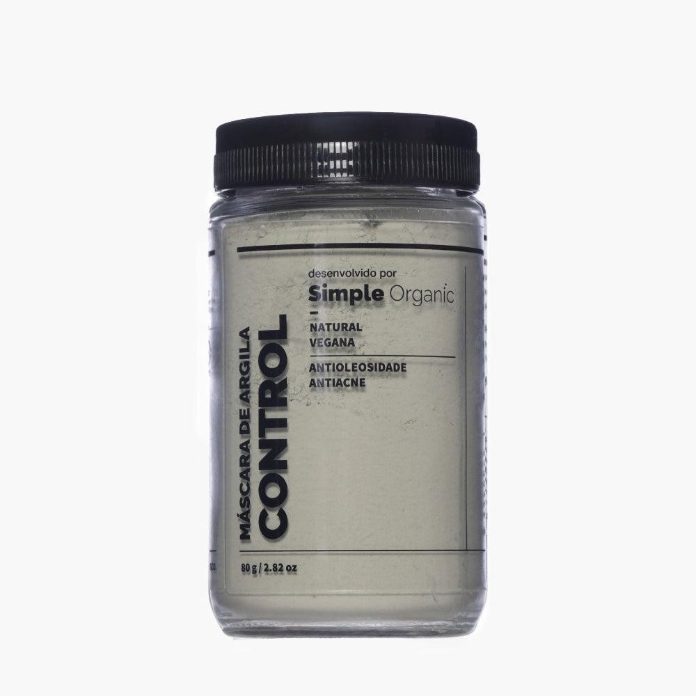 Máscara de Argila Control Simple Organic em Oferta na Shopee