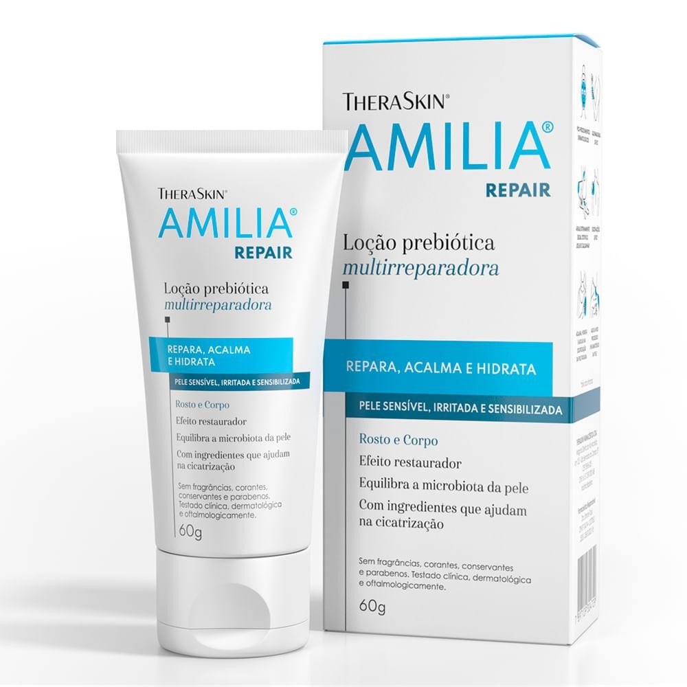 Amilia Repair 60g Loção Prebiotica em Oferta na Shopee