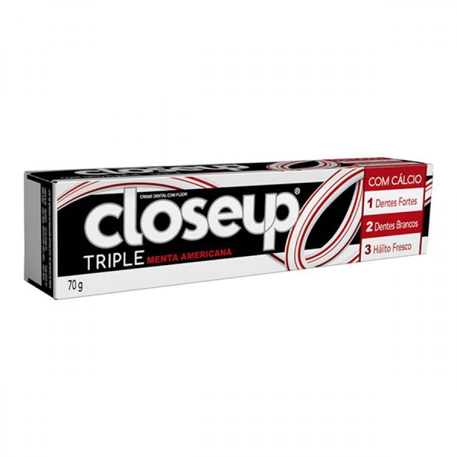 Creme Dental Closeup Triple Menta Americana 70G - Health