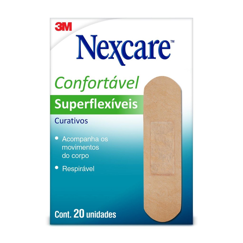 Curativos 3M Nexcare Superflexiveis C/20Un