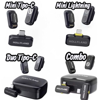 Microfone de Lapela sem fio Hollyland Lark A1 Versão Combo | Duo Usb Tipo-C | Mini Duo Tipo-C em Oferta na Shopee