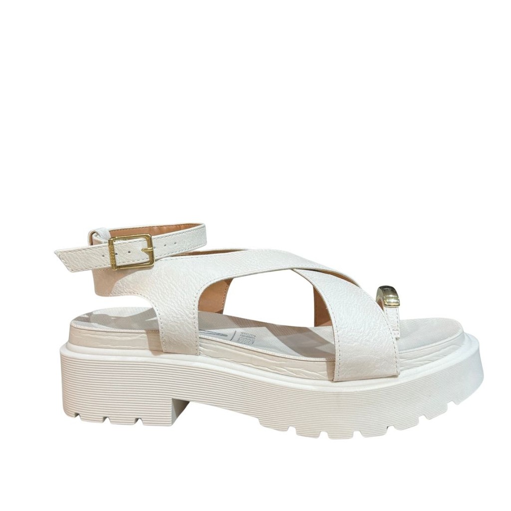 Sandália Vizzano 6499.122 Feminina Plataforma Branco Off