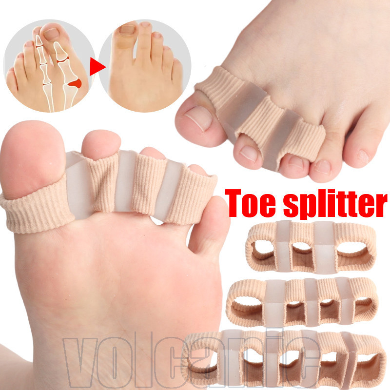 Separador De Dedos De Borracha Macia De 2 Unidades-Antiderrapante , Respirável , Antidesgaste-Corretor De Hálux Valgo Gr em Oferta na Shopee