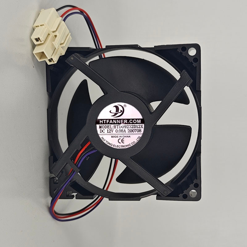 Adequado para lindos acessórios de ventilador de geladeira HTFANNER.COM HTD09232D12X 0.08A Ventilação