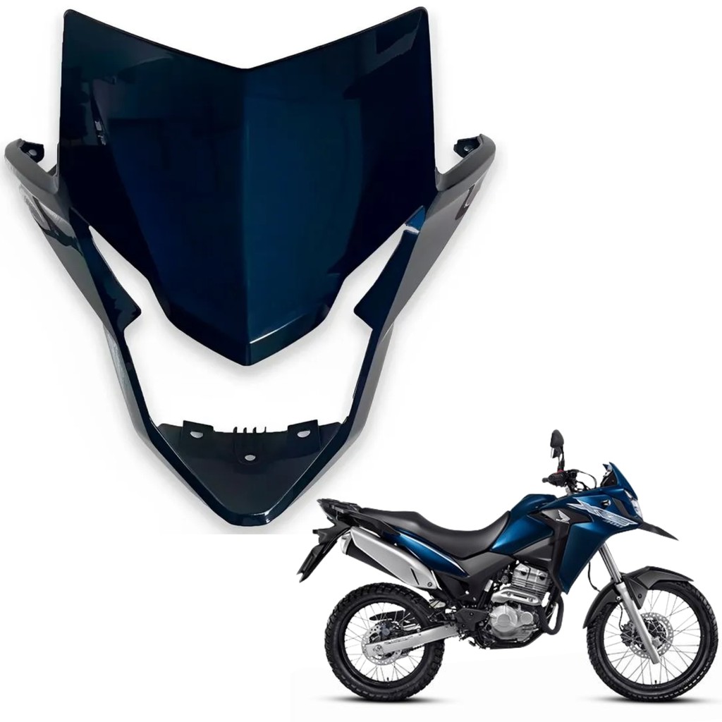 Carenagem Capa Tampa Farol Frontal Honda Xre 300 Azul Cruzeiro 2019 PARAMOTOS HONDA