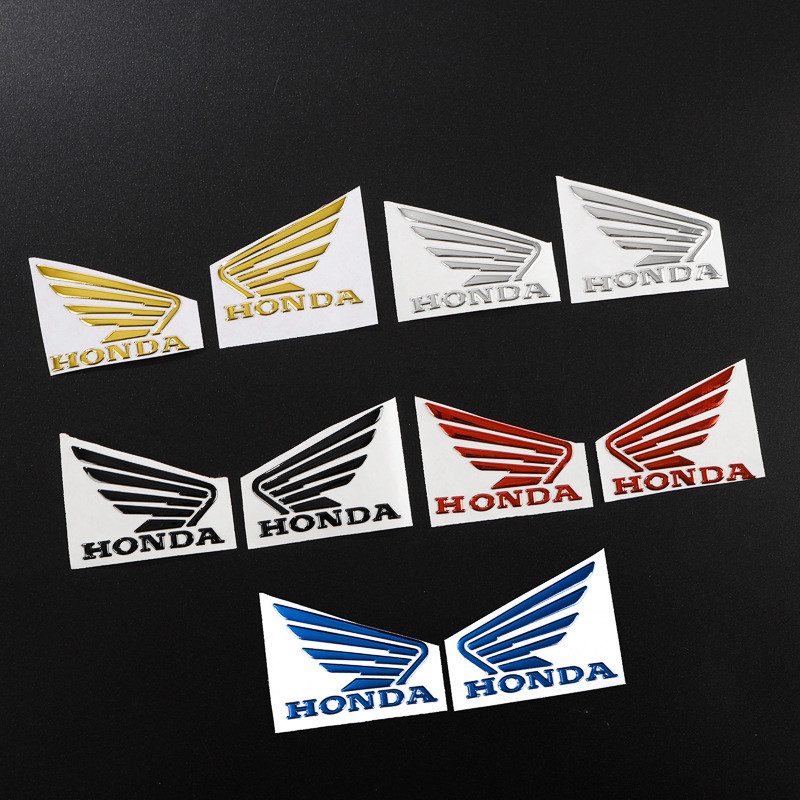 11 * 8.5cm Adesivos De Borracha Macia 3D ABS Decorativos De Carro São Adequados Para Honda Motocicleta Tanque De Combust em Oferta na Shopee