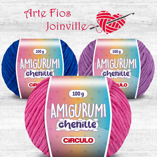 Fio Amigurumi Chenille Círculo 100g em Oferta na Shopee