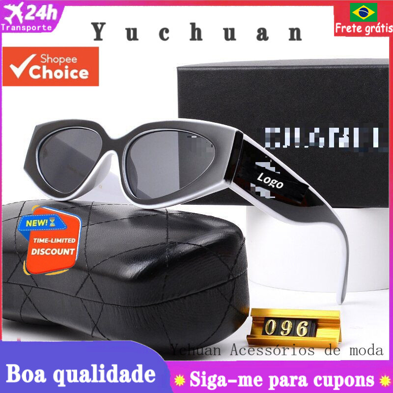 Óculos de Sol Olho de Gato Óculos de Sol Retro Protetor Solar Moda UV Alta Qualidade