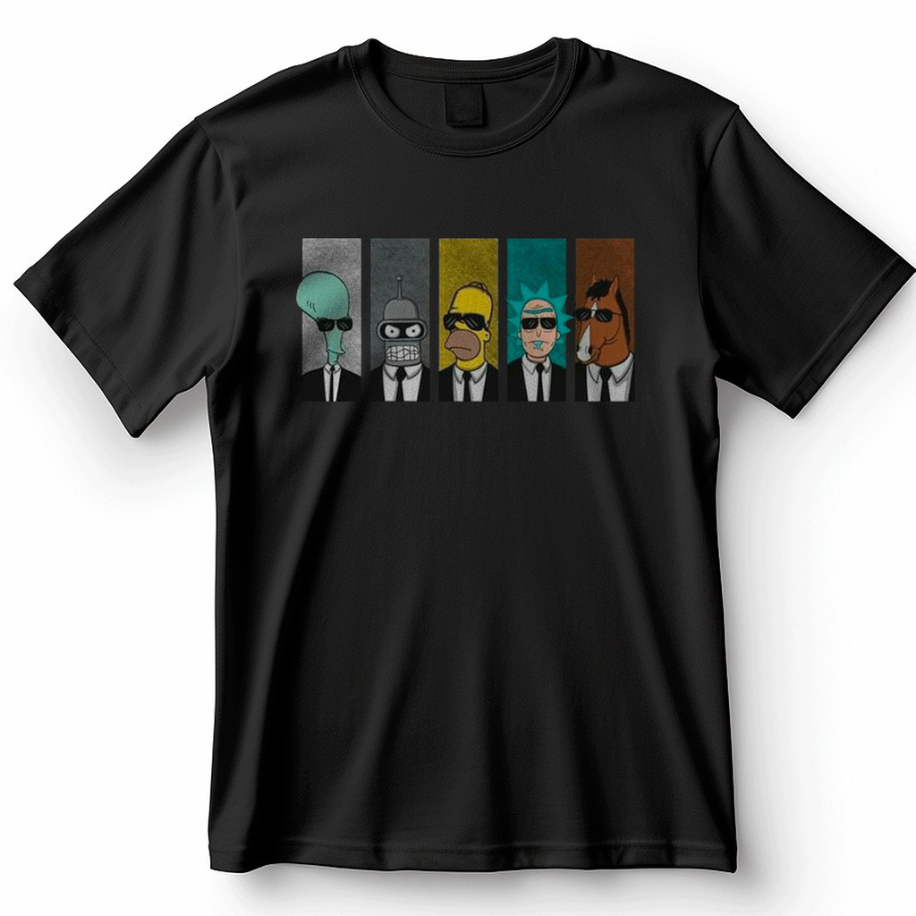 Camiseta Roger Bender Homer Rick Bojack Reservoir Dogs Blusa Camisa 100% Algodão
