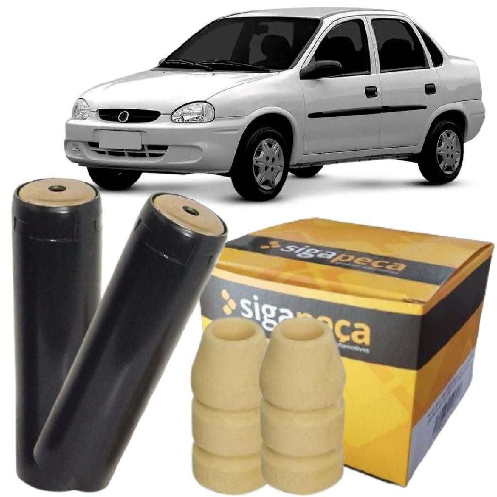 Kit Batente + Coifa Par Traseiro Novo Corsa Joy Maxx Premium