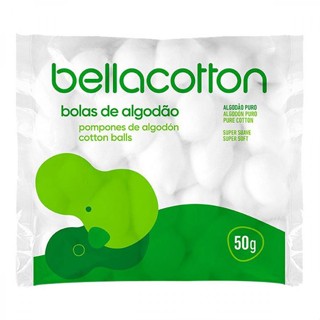 Algodão Bella Cotton Bolas 50g Higiene e Cuidados Pessoais em Oferta na Shopee
