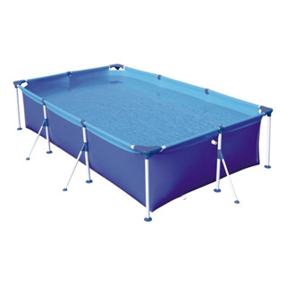 Piscina Premium Estruturada 2500 Litros Azul Retangular Mor em Oferta na Shopee