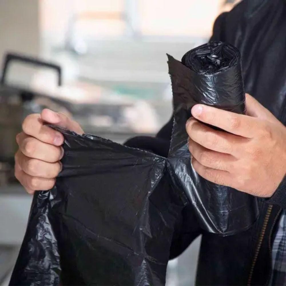 Detalhes do Saco de Lixo em Rolo 110L Mega Econômico Brilhus Bettanin 50 Unidades