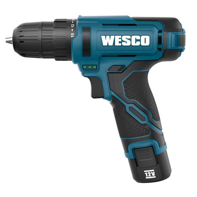 Parafusadeira e furadeira a Bateria 3/8 12v Wesco Ws2556
