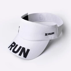 Viseira para Corrida HUPI RUN Branca Lisa