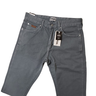 Calça Sarja Wrangler Brim tradicional Reta 100% algodão