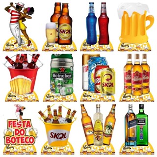 boteco display de festa 20cm MDF em Oferta na Shopee