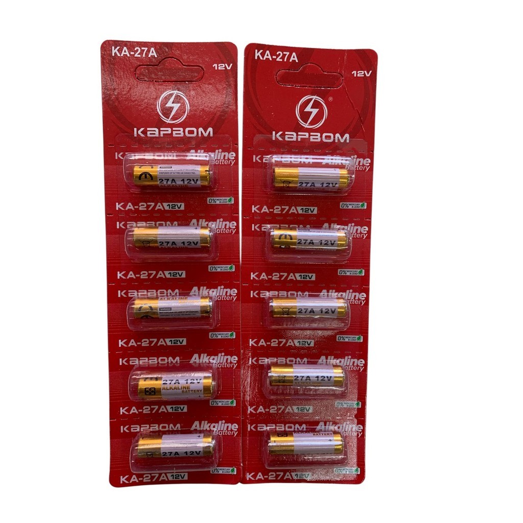 Pilha Para Controle De Portão 12v 23A /12v 27A Cartela Com 5 Peças em Oferta na Shopee