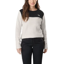 Fleece Feminino Glacier Crew Off Preto - The North Face