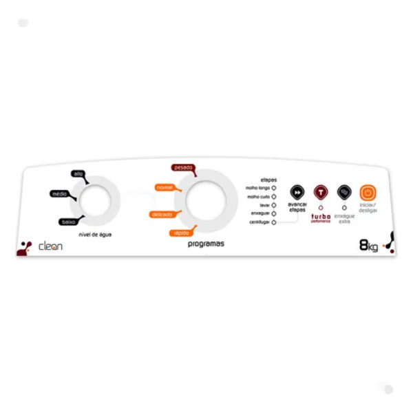 Adesivo Decorativo Lavadora Brastemp 8kg