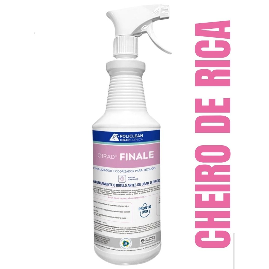 Oirad Finale Cheiro de Rica Gatilho Finalizador  Aromatizante Ambientes Odorizador de Estofados 1L em Oferta na Shopee