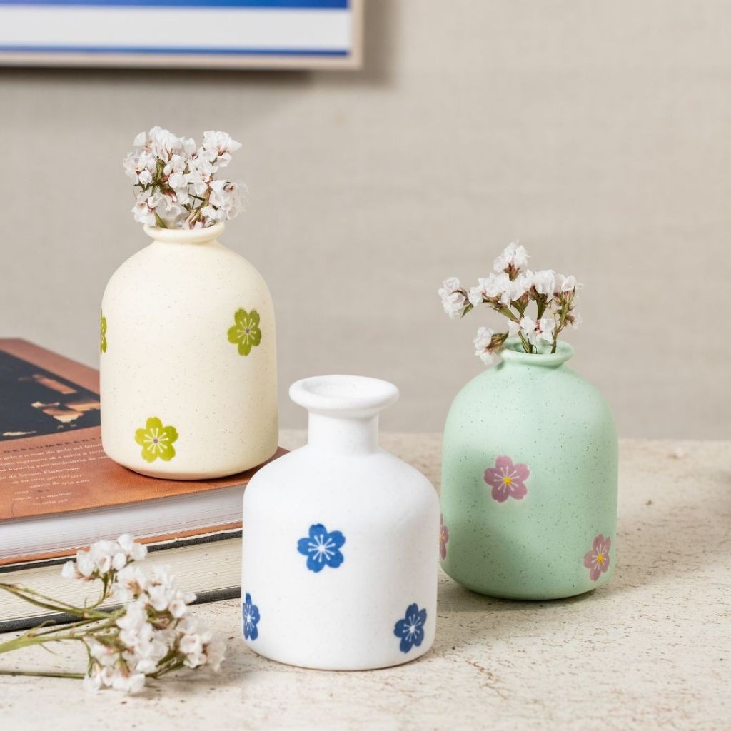 Vaso Decoração Para Flores Decorativo em Oferta na Shopee