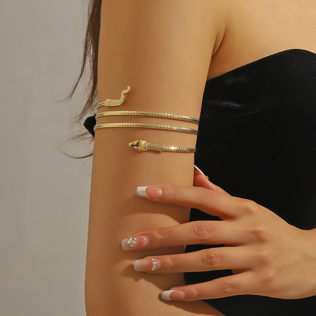 Anel de braço de cobra pequeno e simples, nicho, pulseira de cobra de alta qualidade, mais vendida, moda nova feminina