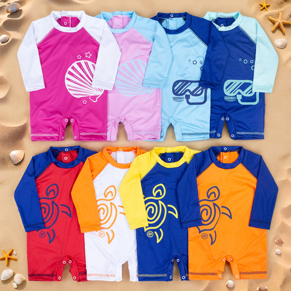 Macacão Com Fator Proteção FPU50+ Bebê Protegido no Verão em Oferta na Shopee