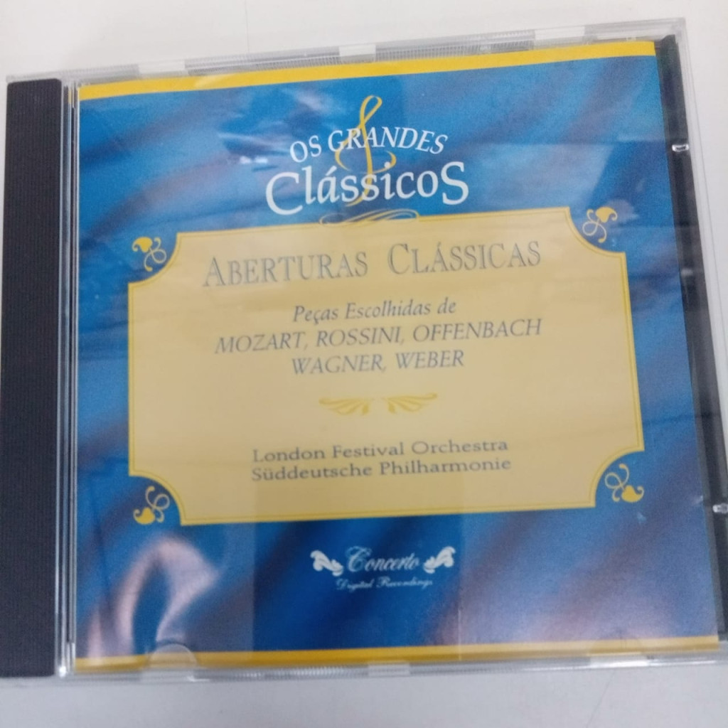 CD LONDON FESTIVAL ORCHESTRA ABERTURAS CLÁSSICAS - MOZART, ROSSINI , WAGNER E OUTROS