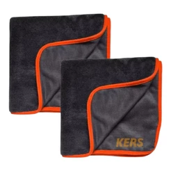 2 Toalha Para Secagem 600gsm Twist 60x90 Enxugar Carro Kers