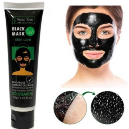 mascara facial Black Mask flash shin care 50g Matta Verde