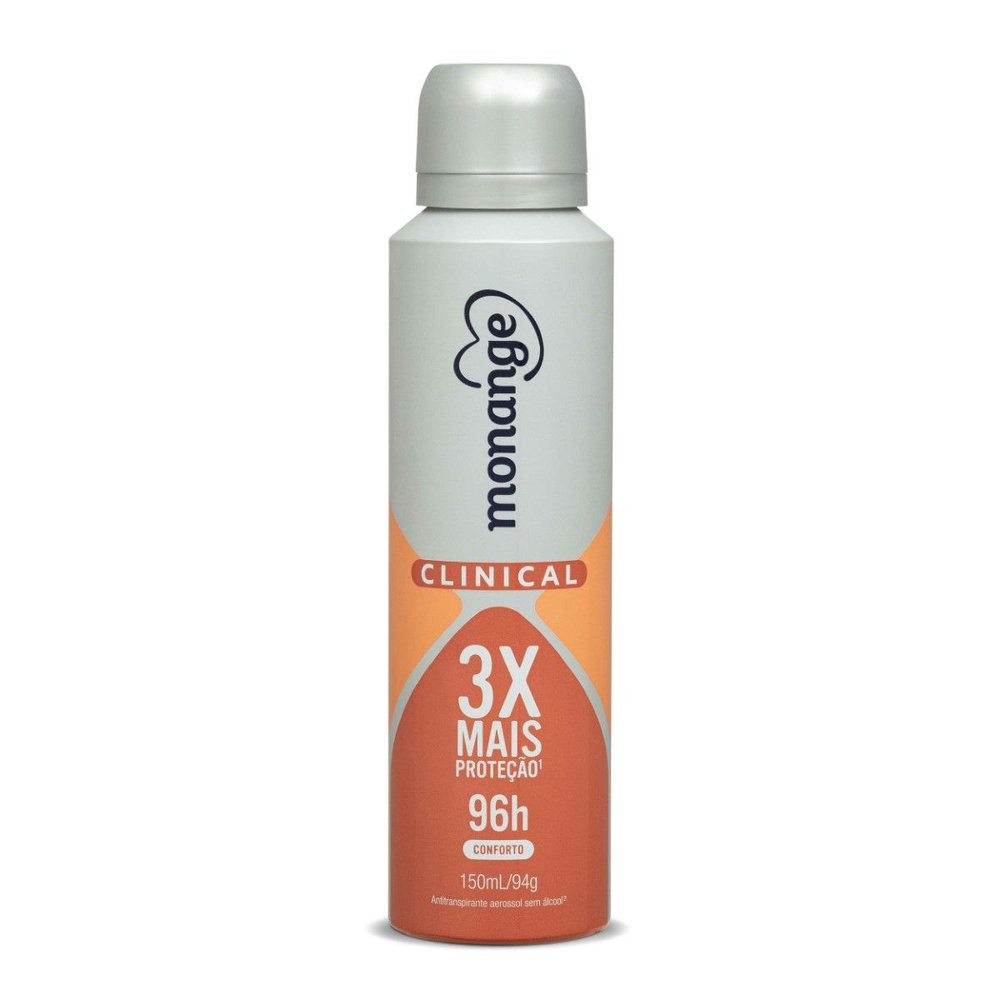 Desodorante Aerosol Monange Clinical Conforto 150ml - Beauty