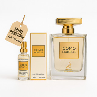 Perfume Como Moiselle 15ml | Mini Feminino Importado | Floral Elegante | Alta Fixação e S…