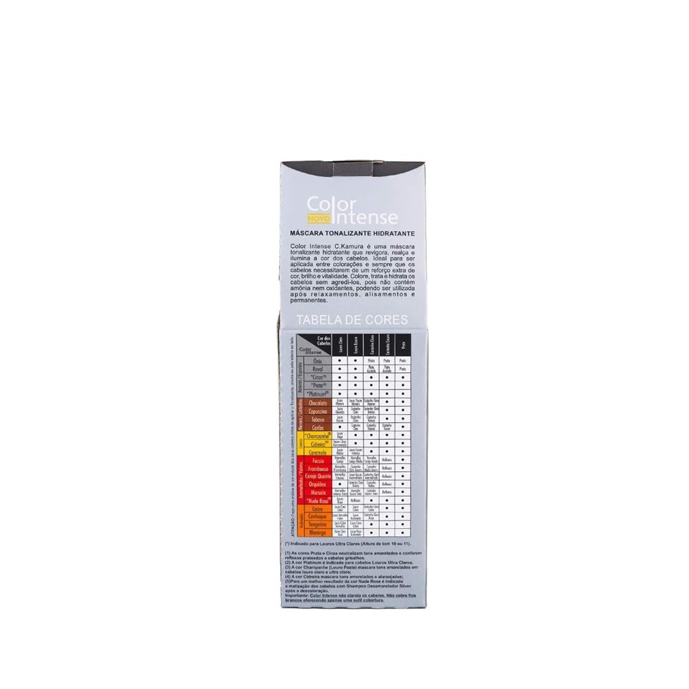 Detalhes do Tonalizante C.Kamura Color Intense Cinza Banho de Brilho 100g