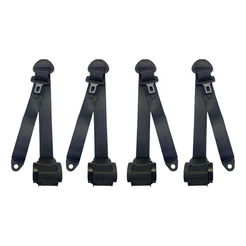 Kit 4 Cintos De Segurança Retrátil 3 Pontos Universal Dialp.