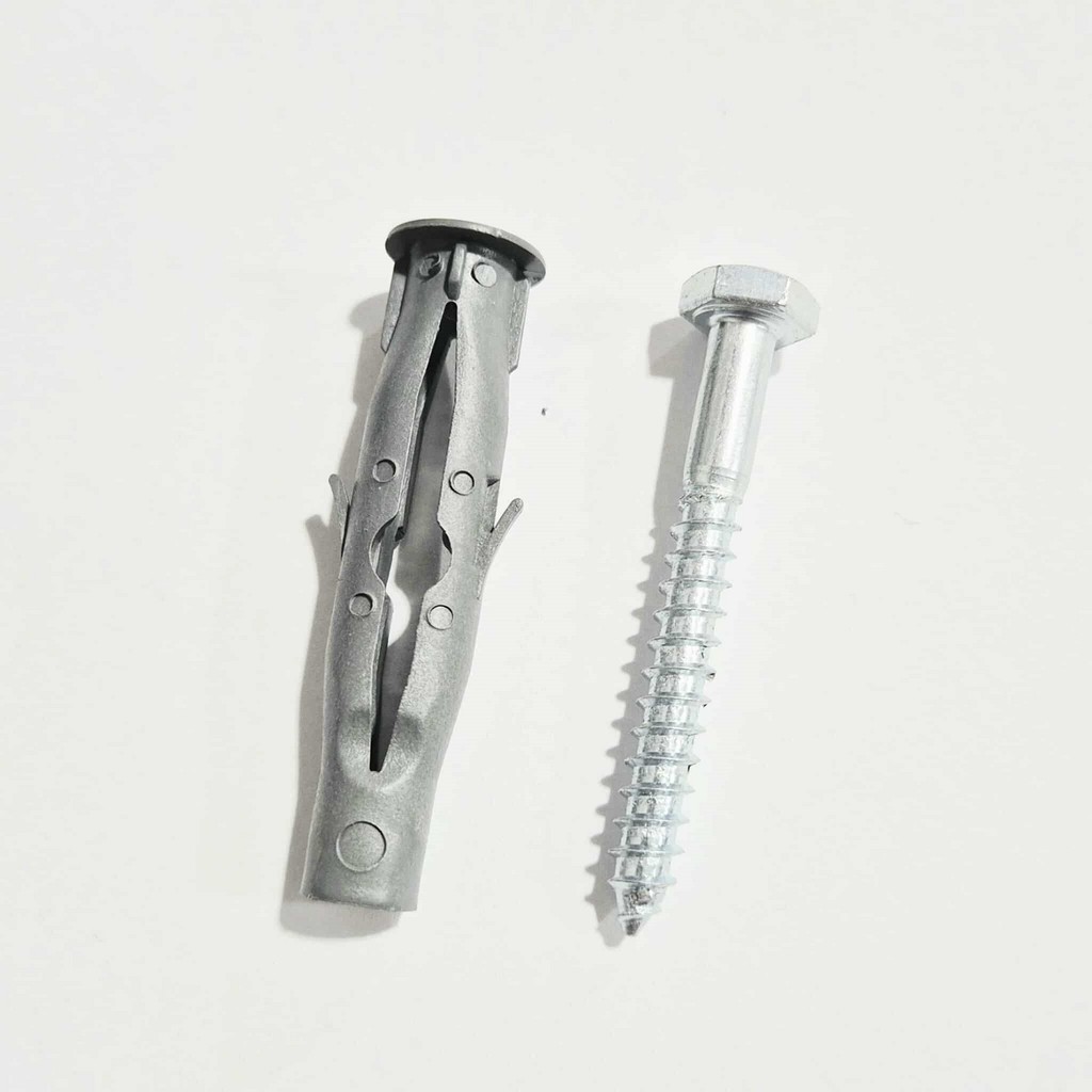 Parafuso + Bucha 10 Sextavado 1/4x55 – Fixação Segura Tijolo/Bloco 40.032