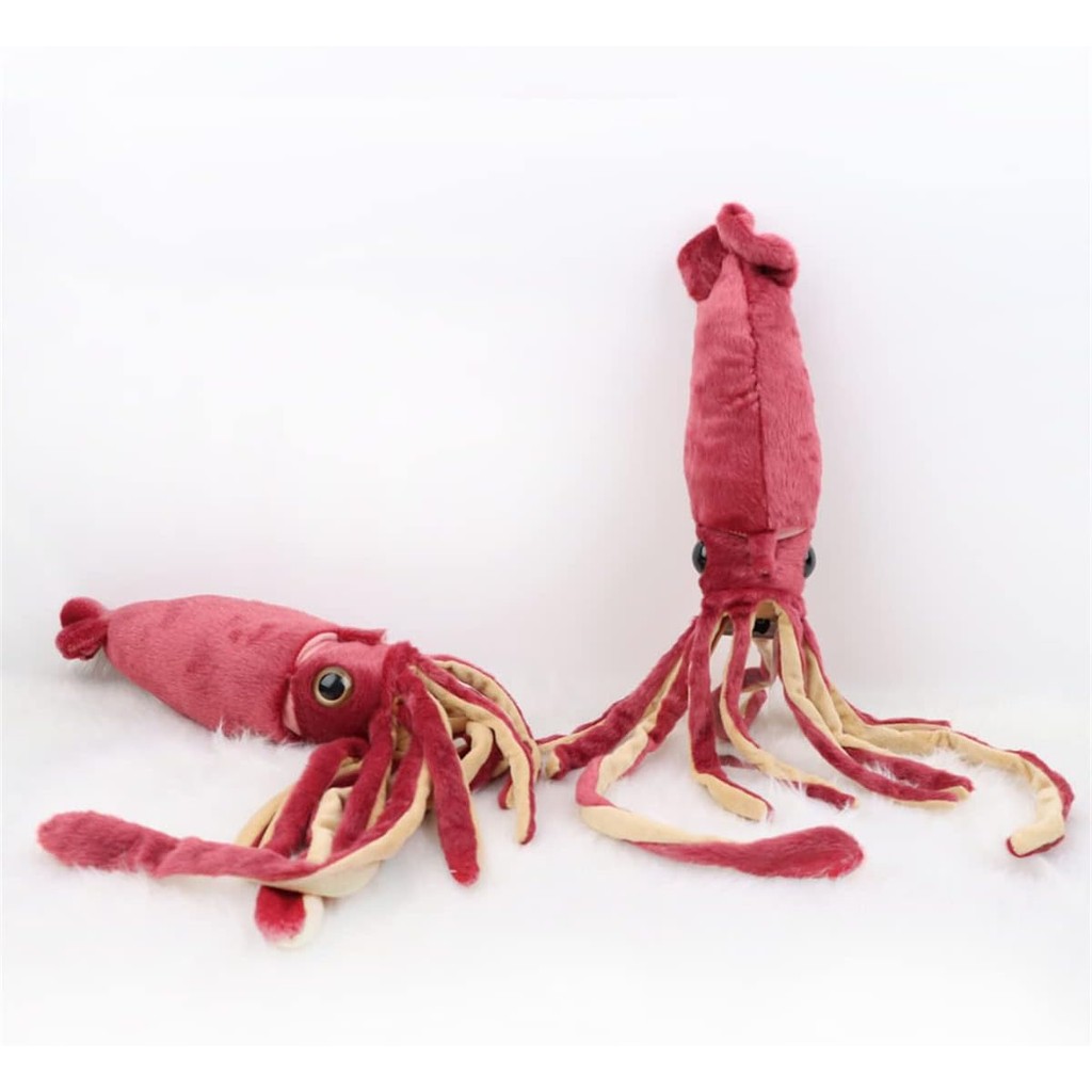 Grande Gigante Vermelho Colossal Lula Animal De Pelúcia Brinquedo Bonito Rei Polvo Macio Boneca Engraçado Criatura Do Ma