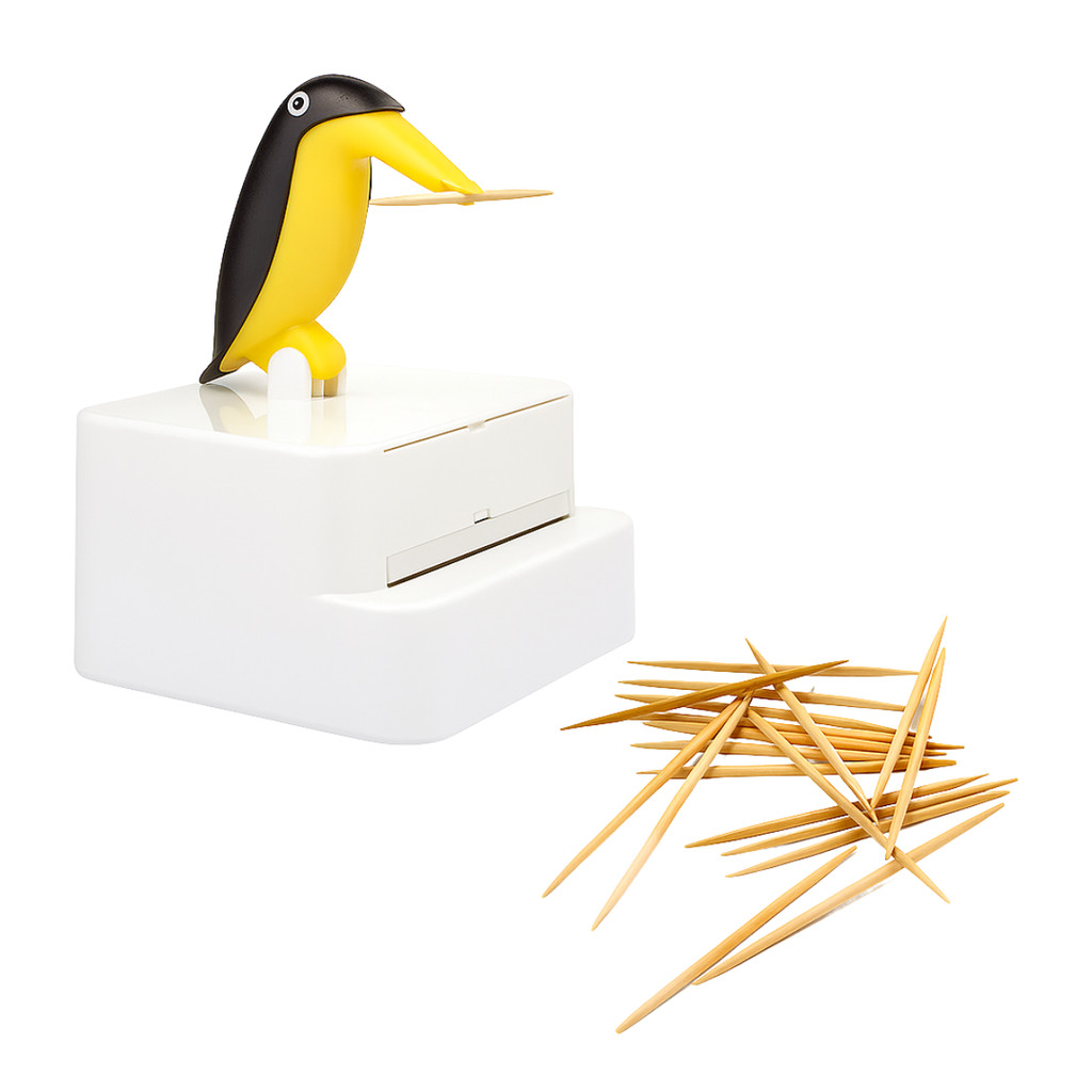 Paliteiro Tucano Decorativo Pega Palito De Dente De Mesa